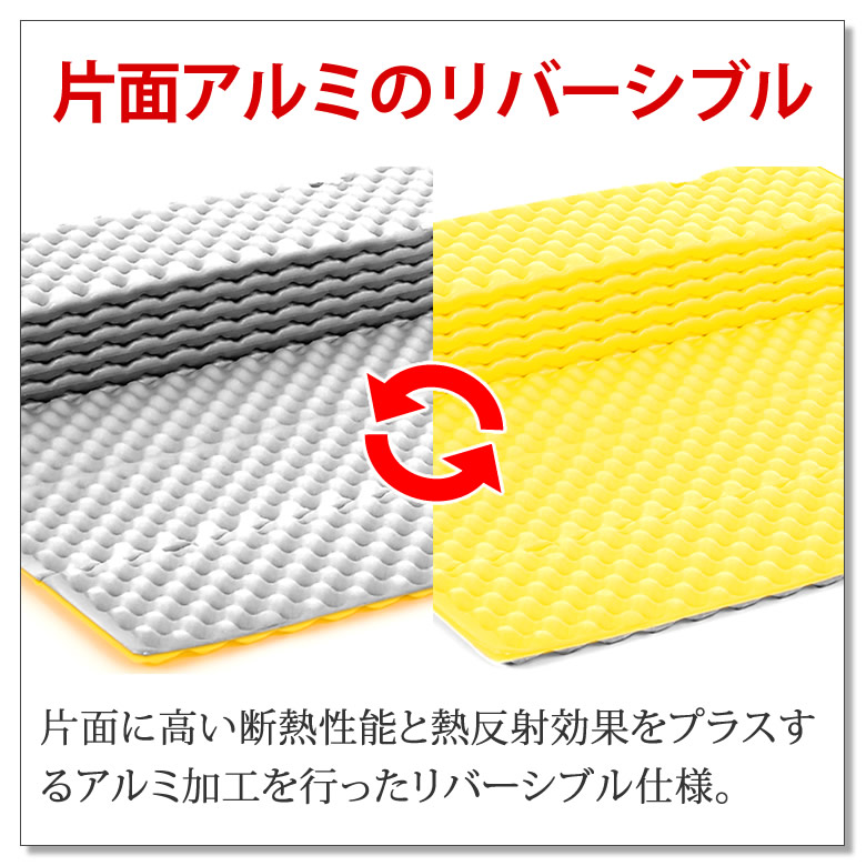 キャンプ マット キャンプ用品 [ アルミコーティングで熱を逃がさない